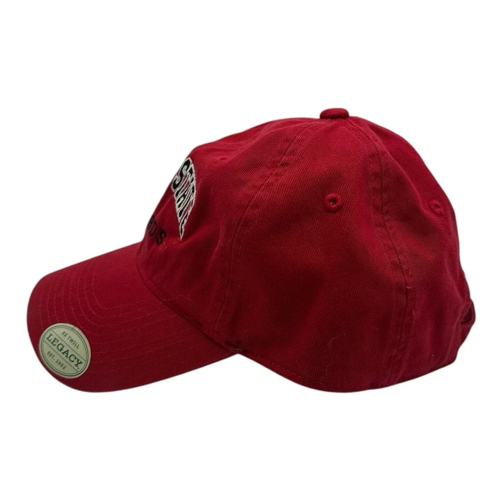 Illinois State Redbirds Hat Cap Adjustable Strapback Red NCAA‎ Legacy Twill OSFA